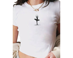 Ballet Dancer Crop Top