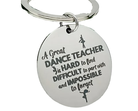 Dance Teacher Keyring